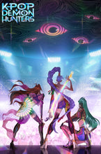 Lade das Bild in den Galerie-Viewer, KPop Demon Hunters Poster Kunstdruck Hunterix Wandposter Deko
