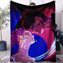 Lade das Bild in den Galerie-Viewer, Flauschige Hunterix K-Pop Demon Hunters Flanelldecken in 31 verschiedenen Motiven
