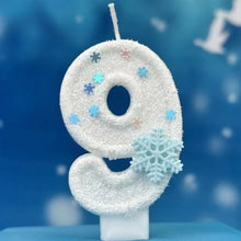 Lade das Bild in den Galerie-Viewer, Die Eiskönigin Frozen Geburtstagskerzen Kindergeburtstag mit Jahreszahl
