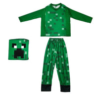 Minecraft Kostüm - Creeper oder Steve für Erwachsene Karneval, Fasching