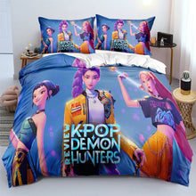 Lade das Bild in den Galerie-Viewer, Kpop Demon Hunters Huntrix Bettwäsche in verschiedenen Motiven
