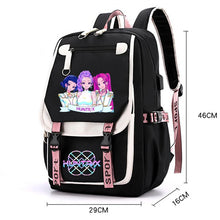 Lade das Bild in den Galerie-Viewer, Kpop Demon Hunter Hunterix Rucksack für Schule, Freizeit etc.
