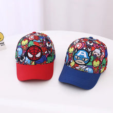 Lade das Bild in den Galerie-Viewer, Tolle Baseball Mützen für Kinder Iron Man Spiderman Hulk Captain America

