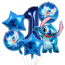 Lade das Bild in den Galerie-Viewer, Lio und Stitch Geburtstag Ballons für Feier, Kindergeburtstag etc.
