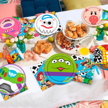 Lade das Bild in den Galerie-Viewer, Toy Story Kindergeburtstag Deko Set mit Banner, Tellern, Becher, Servietten 133 Teile
