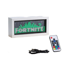 Lade das Bild in den Galerie-Viewer, Stylishe Fortnite Deko Lampe für Tisch, Regal, Gamer
