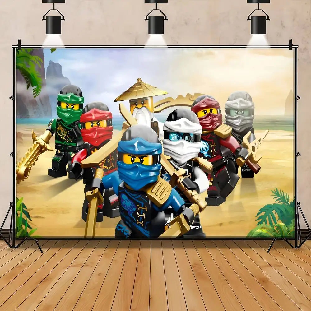Ninjago Große Poster für Deko, Feier, Geburtstag in vielen Motiven