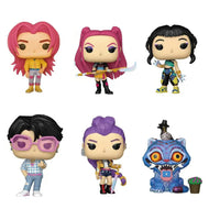 Kpop Demon Hunter Figuren 6 Stk. im Set, Huntrx mit Rumi Zoey Mira Derpy Jino Romance