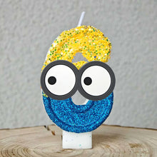 Lade das Bild in den Galerie-Viewer, Minions Geburtstag Kerzen mit Jahreszahl
