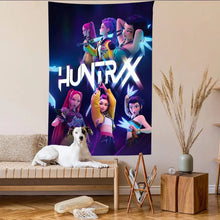 Lade das Bild in den Galerie-Viewer, Kpop D-Demon Hunters HIntergrund Poster Wand Deko für Feier, Event, Geburtstag
