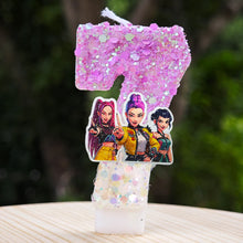 Lade das Bild in den Galerie-Viewer, Kpop Demon Hunters Geburtstag Kerze mit Jahreszahl
