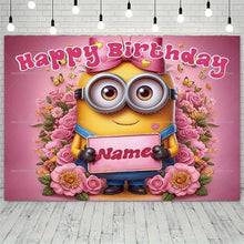 Lade das Bild in den Galerie-Viewer, Minions Happy Birthday Geburtstag Poster Hintergrund Banner
