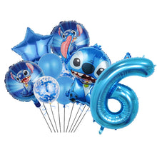 Lade das Bild in den Galerie-Viewer, Lio und Stitch Geburtstag Ballons für Feier, Kindergeburtstag etc.
