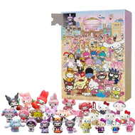 Sanrio Hello Kitty Kuromi Advents Kalender mit 24 Figuren