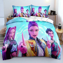 Lade das Bild in den Galerie-Viewer, Kpop Demon Hunters Huntrix Bettwäsche in verschiedenen Motiven
