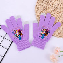 Lade das Bild in den Galerie-Viewer, Wärmende K Pop Demon Hunter Winterhandschuhe in Lila
