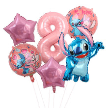 Lade das Bild in den Galerie-Viewer, Lio und Stitch Geburtstag Ballons für Feier, Kindergeburtstag etc.
