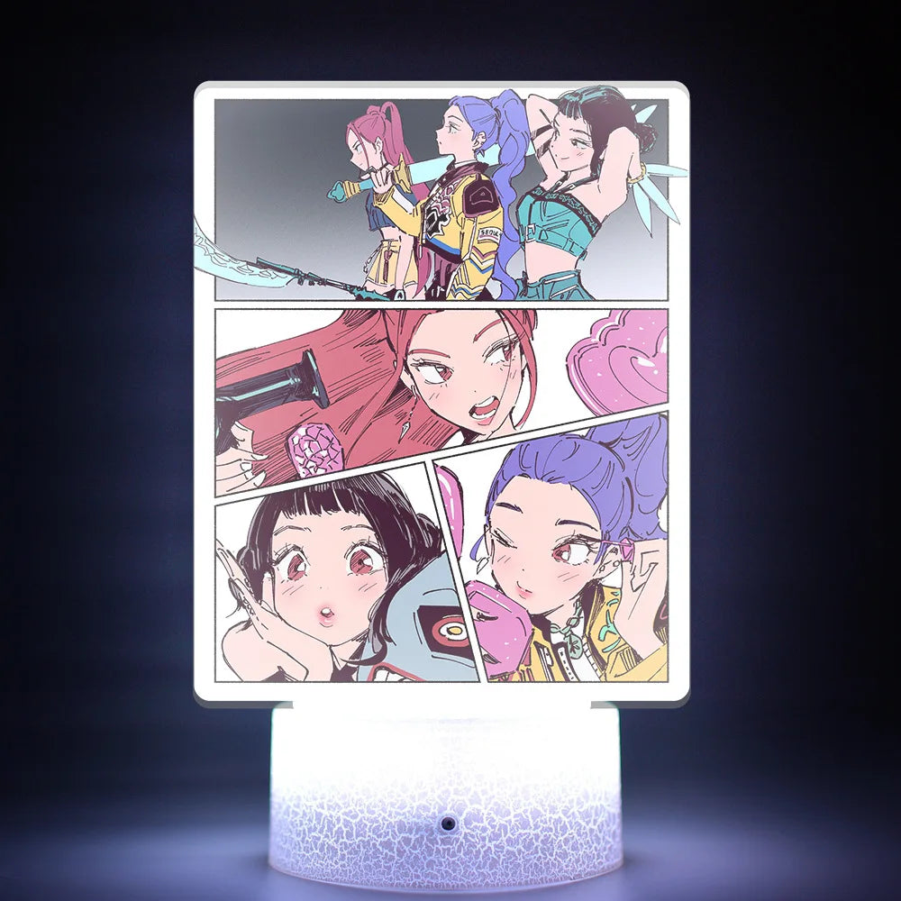Kpop Demon Hunters Nachtlicht, Lampe, Deko Lampe