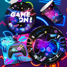 Lade das Bild in den Galerie-Viewer, Game On Party und Geburtstags Deko Set mit Tellern etc. für Gamer
