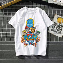 Lade das Bild in den Galerie-Viewer, Happy Birthday Paw Patrol T-Shirts für Kinder mit Jahreszahl
