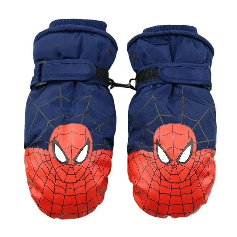 Wärmende Spiderman Handschuhe Fäustlinge für Kinder