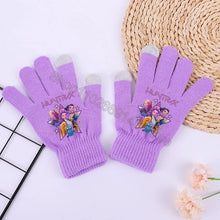 Lade das Bild in den Galerie-Viewer, Wärmende K Pop Demon Hunter Winterhandschuhe in Lila
