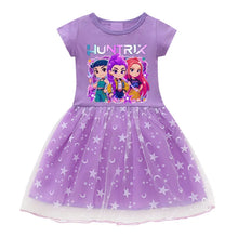 Lade das Bild in den Galerie-Viewer, Liebliches KPop Demon Hunters Kinderkleid

