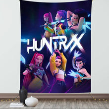 Lade das Bild in den Galerie-Viewer, Kpop D-Demon Hunters HIntergrund Poster Wand Deko für Feier, Event, Geburtstag
