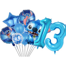 Lade das Bild in den Galerie-Viewer, Lio und Stitch Geburtstag Ballons für Feier, Kindergeburtstag etc.
