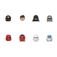 Star Wars Mini Figuren Death Star Gunner, Kazuda Xiono, Imperiaal Pilot, Knight of Ren, Sith Trooper, Jet Trooper, Sith Jet Trooper