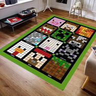 Minecraft Teppich im Pixel Look - viele Motive