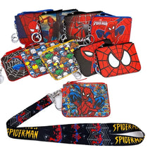 Lade das Bild in den Galerie-Viewer, Spider-Man Geldbörse für Kinder mit Lanyard
