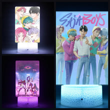 Lade das Bild in den Galerie-Viewer, Kpop Demon Hunters Nachtlichter Deko Lampe mit Zoe Rumi Mira Saja Boys Motiven
