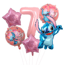Lade das Bild in den Galerie-Viewer, Lio und Stitch Geburtstag Ballons für Feier, Kindergeburtstag etc.
