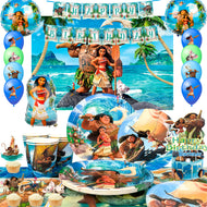 Vaiana Moana Geburtstags Dekoration Set mit 85 Teilen