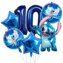 Lade das Bild in den Galerie-Viewer, Lio und Stitch Geburtstag Ballons für Feier, Kindergeburtstag etc.
