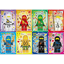 Lade das Bild in den Galerie-Viewer, Ninjago DIY Aufkleber Puzzle Set (16 Stk.)
