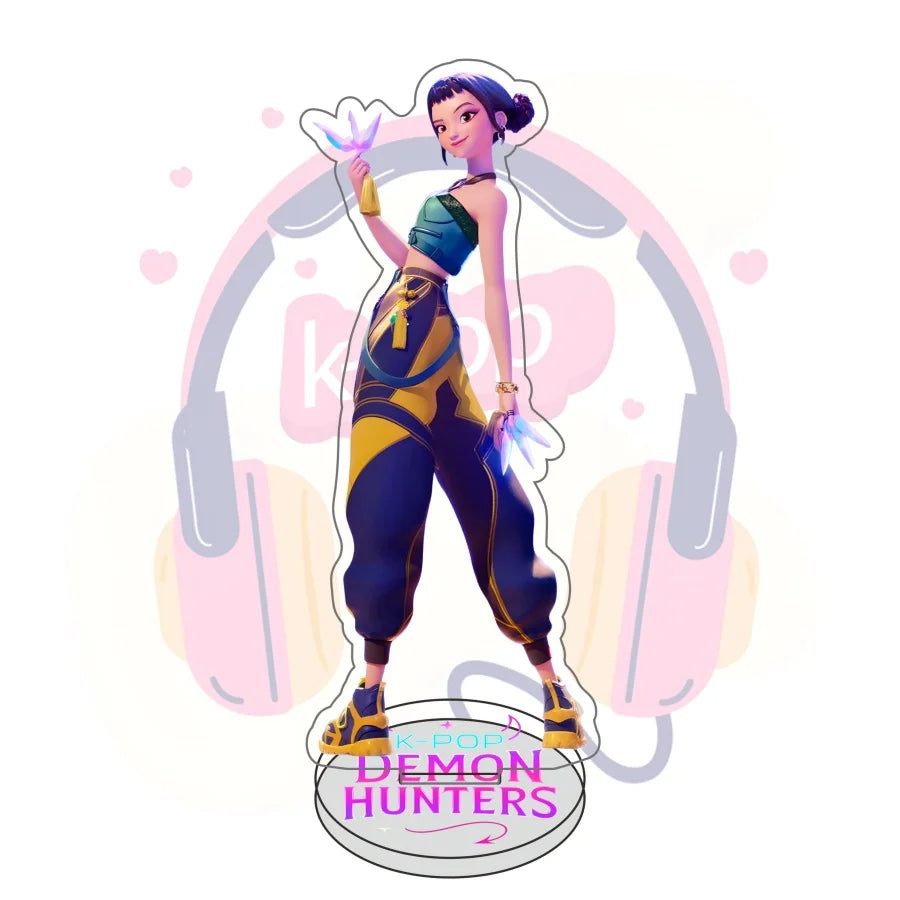 Stylishe Kpop Demon Hunters Huntrix Acyl Deko Figuren