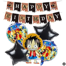 Lade das Bild in den Galerie-Viewer, One Piece Happy Birthday Geburtstags Ballons Deko Sets
