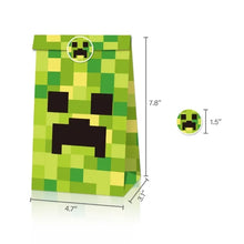 Lade das Bild in den Galerie-Viewer, 12 Stk. Minecraft Goodie Tüten für Party, Feier, Geburtstag
