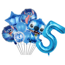 Lade das Bild in den Galerie-Viewer, Lio und Stitch Geburtstag Ballons für Feier, Kindergeburtstag etc.
