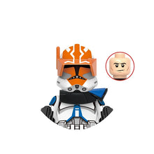 Lade das Bild in den Galerie-Viewer, Clone Trooper Mini Figuren Hunter, Wrecker, Cody, Thorn, Commander Bly, Fox
