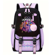 Lade das Bild in den Galerie-Viewer, Kpop Demon Hunter Hunterix Rucksack für Schule, Freizeit etc.
