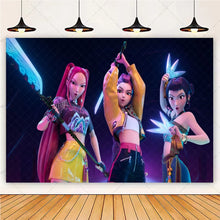 Lade das Bild in den Galerie-Viewer, HUNTR/X‌ KPop Demon Hunters‌ Feier Party Große Poster für Geburtstag etc.
