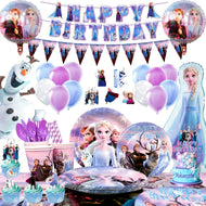 Frozen Die Eiskönigin Elsa Anna Geburtstag Deko Feier Set mit 184 Teilen