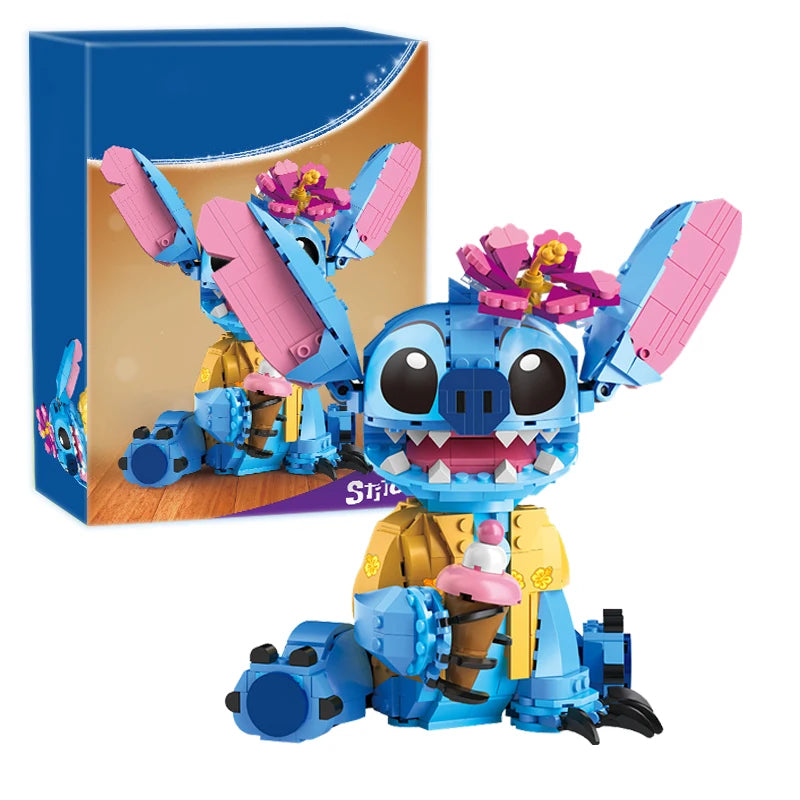 Angel oder Stitch - Lilo & Stitch Spielzeug - Spielset zum Bauen