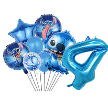 Lade das Bild in den Galerie-Viewer, Lio und Stitch Geburtstag Ballons für Feier, Kindergeburtstag etc.
