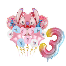 Lade das Bild in den Galerie-Viewer, Lio und Stitch Geburtstag Ballons für Feier, Kindergeburtstag etc.
