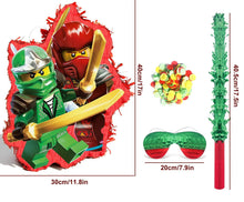 Lade das Bild in den Galerie-Viewer, Ninjago-Party Piñata-Set – große Ninjago-Piñata
