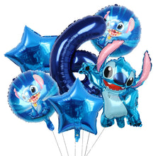 Lade das Bild in den Galerie-Viewer, Lio und Stitch Geburtstag Ballons für Feier, Kindergeburtstag etc.
